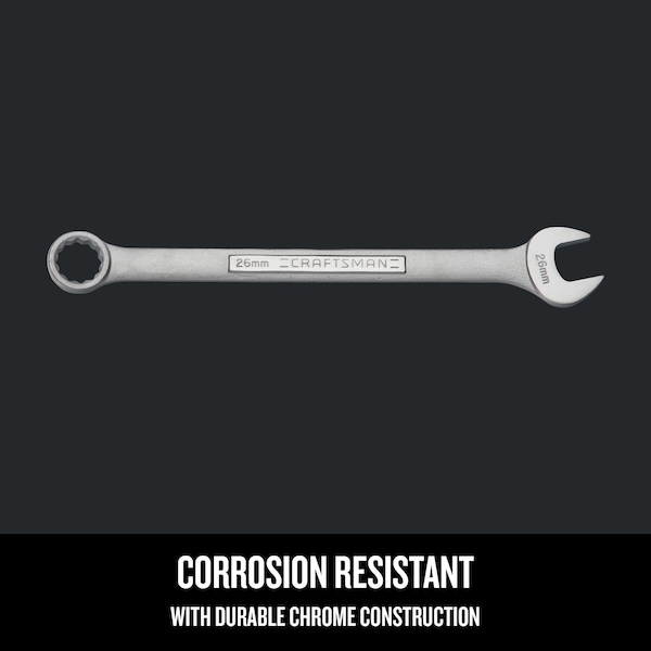 Llave combinada métrica Craftsman, 26 milímetros S X 26 - CMMT42932
