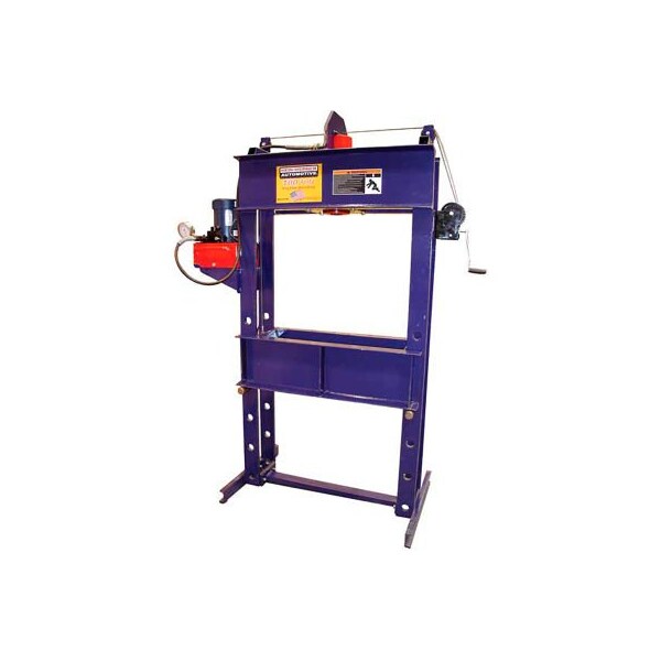 Sfa Companies Hein-Werner 100 Ton Shop Press W/ Electric Motor Pump - - HW93610