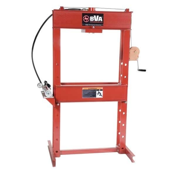 Bva Hydraulics 25 Ton 6 In HFrame Press With Hand Pump, IMP2506 - IMP2506