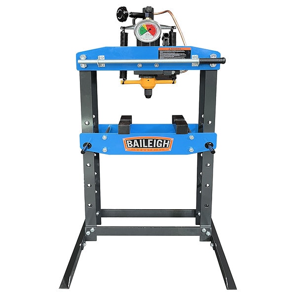 Baileigh Industrial Hydraulic Press, 5 Ton, Manual, Black/Blue - HSP-5A