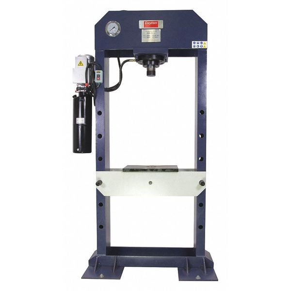 Palmgren Hydraulic Press, Electric, Overall 88" H - 467L11