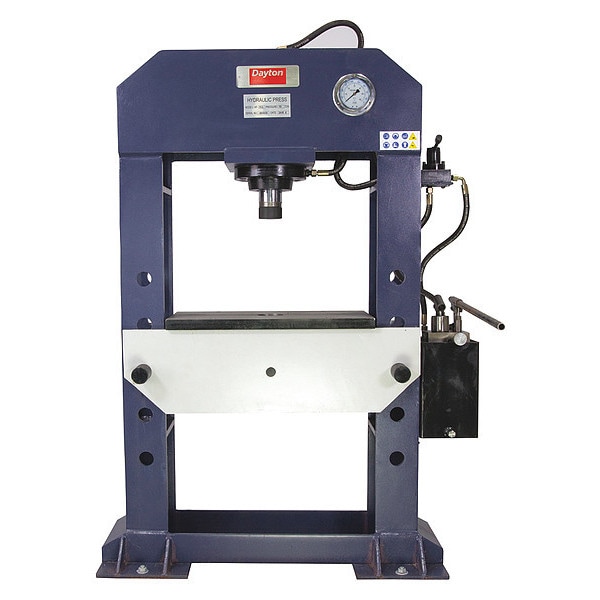 Palmgren Hydraulic Press, Manual, Overall 87" H - 467L12