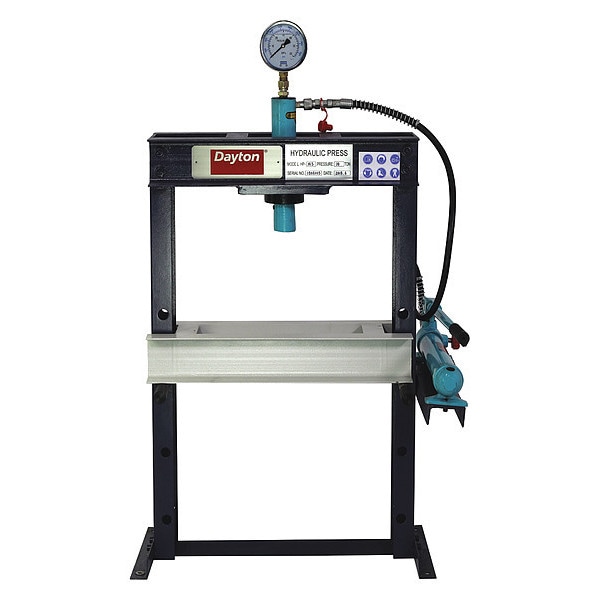 Palmgren Hydraulic Press, Manual, Overall 60" H - 467L07