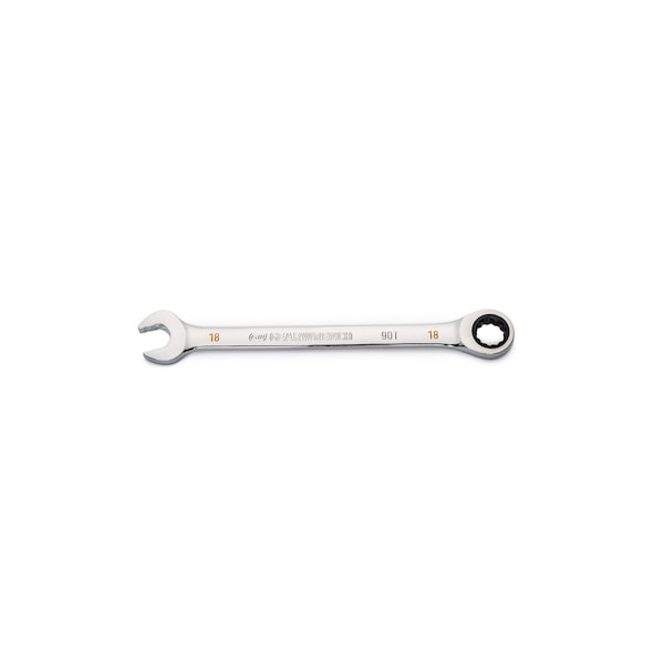 Llave de trinquete combinada 12 PT de 18 mm de Gearwrench 90T - KDT86918