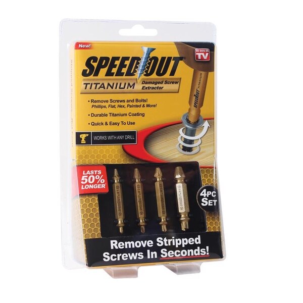 Beyond Bright As Seen on TV Speed Out Screw Extractor Tool 1 pk - 1000366