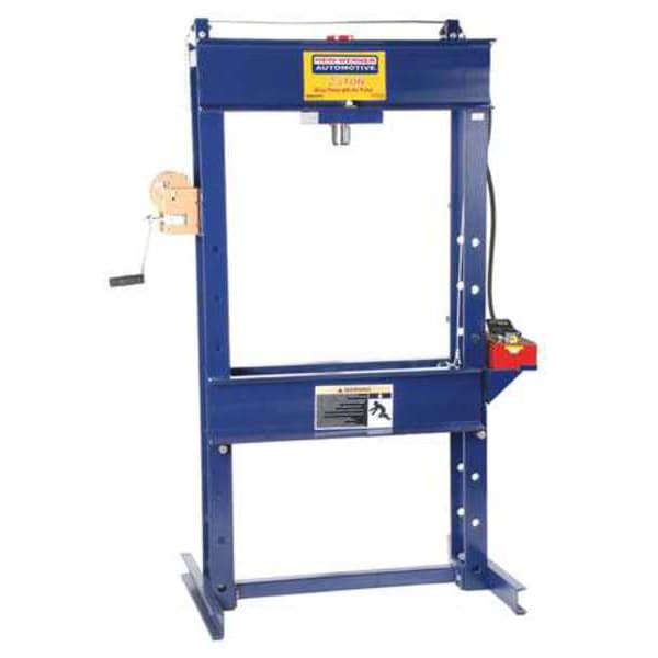 Hein-Werner Hydraulic Press, 25 t, Air Pump, 71 In - HW93301