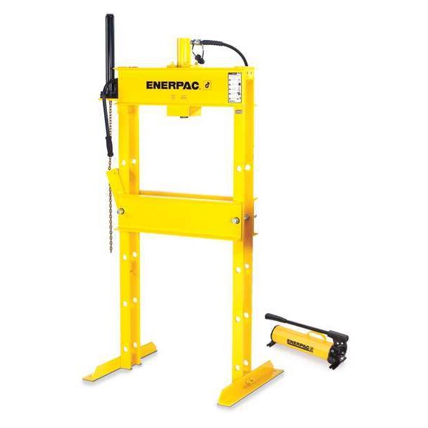 Enerpac IPH5031, 50 Ton, H-Frame Hydraulic Press with RC506 Single-Acting Cylinder and P80 Hand Pump - IPH5031