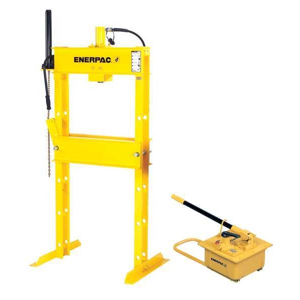 Enerpac IPH5030, 50 Ton, H-Frame Hydraulic Press with RC506 Single-Acting Cylinder and P462 Hand Pump - IPH5030