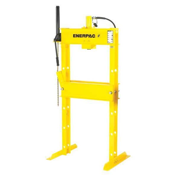 Enerpac IPE2505, 25 Ton, H-Frame Hydraulic Press, RC256 Single-Acting Cylinder and PUJ1200B Electric Pump - IPE2505