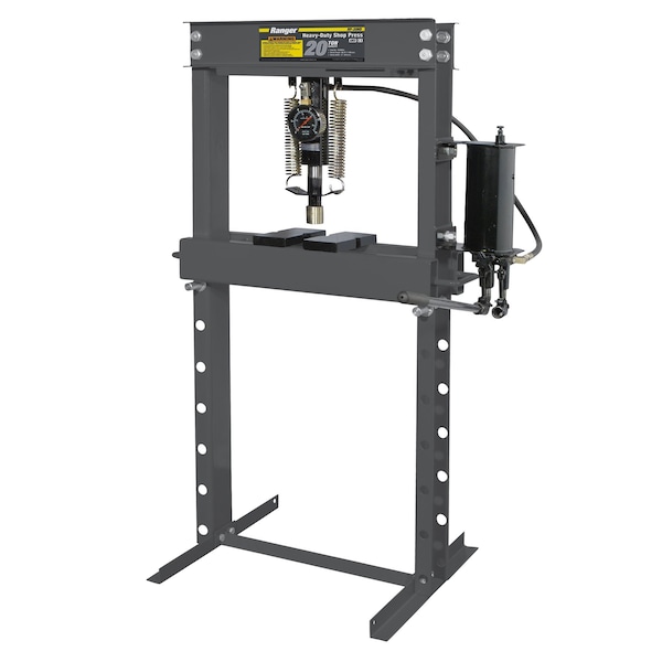 Ranger 20-Ton Shop Press / Two-Stage Hydraulic Pump / Commercial-Grade - RP-20HD