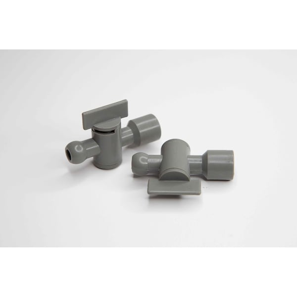 Cedarberg Snap-Loc Systems 1/4 Male Snap-Loc x 1/4 Female BSPT Dark Grey 10 - 8525-337