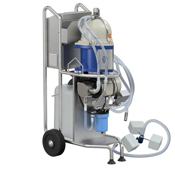Alfa Laval Cleaning system for removal of tramp oil and particulate from metalworking and wash fluids, 2.2 GPM - ALFIE 500 WITH FLOATING SUCTION DEVICE