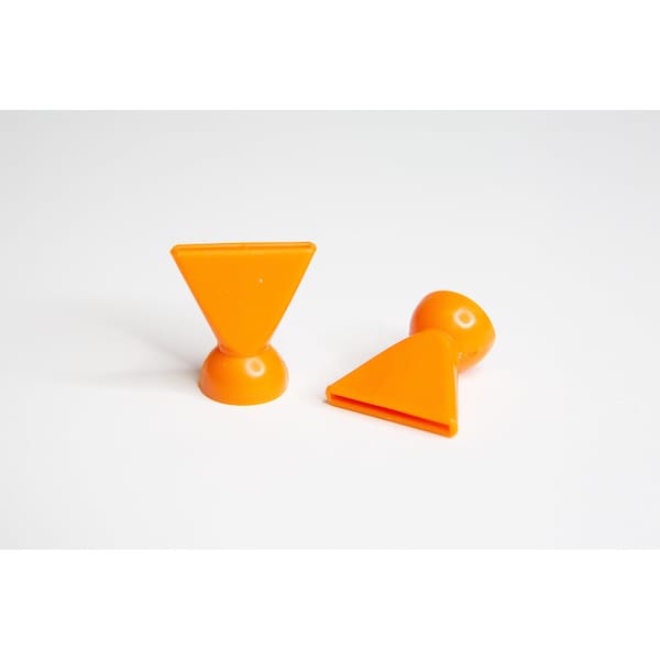 Cedarberg Snap-Loc Systems 1/4 System 1" Flare Nozzle Bag of 25 Orange - 8425-117