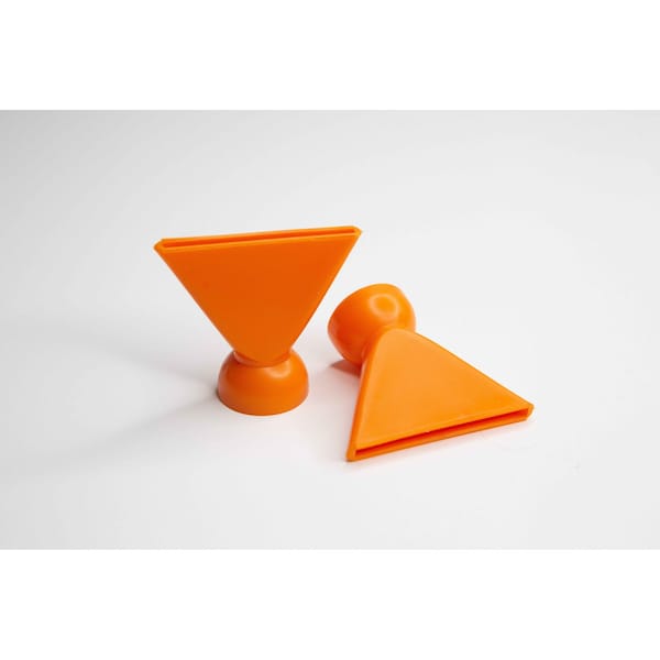 Cedarberg Snap-Loc Systems 1/2 System 2" Flare Nozzle Bag of 25 Orange - 8450-117