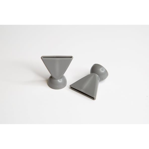 Cedarberg Snap-Loc Systems 1/4 System 1" Flare Nozzle Pac of 2 Dark Grey - 8525-250