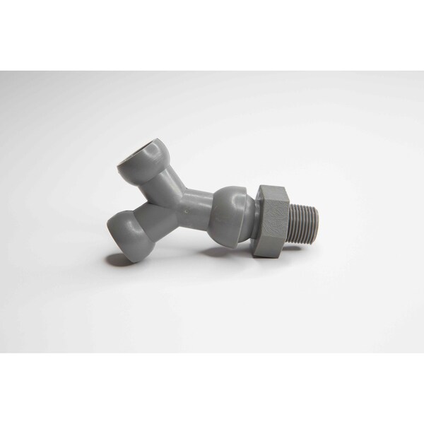 Cedarberg Snap-Loc Systems 1/2 System Male Hose to Male Pipe Thread Y 3/8 BSPT Bag of 25 - 8550-184A