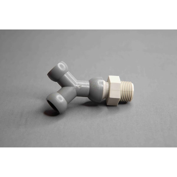Cedarberg Snap-Loc Systems 1/2 System 1/2 Hose to 1/4 Hose Reducer Y Bag of 25 - 8550-134A