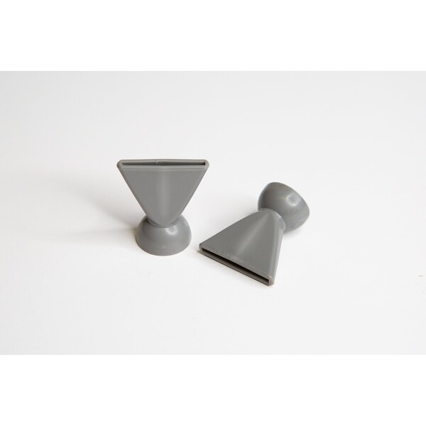 Cedarberg Snap-Loc Systems 1/2 System 2" Flare Nozzle Bag of 25 Dark Grey - 8550-225