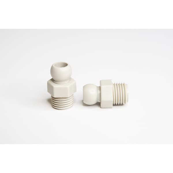 Cedarberg Snap-Loc Systems 1/4 System Male Hose to Male Pipe Thread 1/4 NPT Bag of 50 - 8425-27