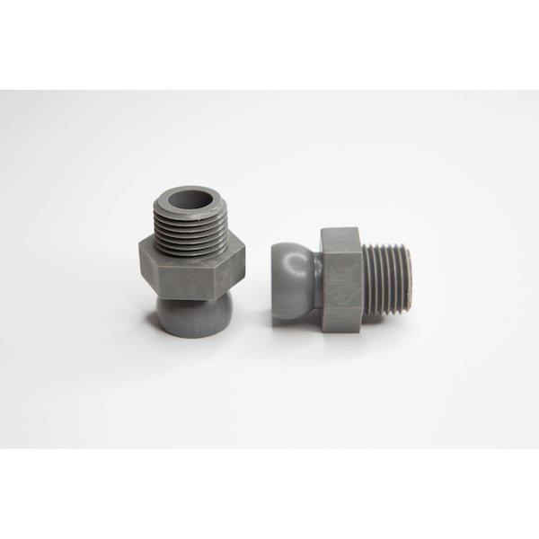 Cedarberg Snap-Loc Systems 1/2 System Male Hose to Male Pipe Thread Connector 1/2 BSPT Bag of 50 - 8550-167