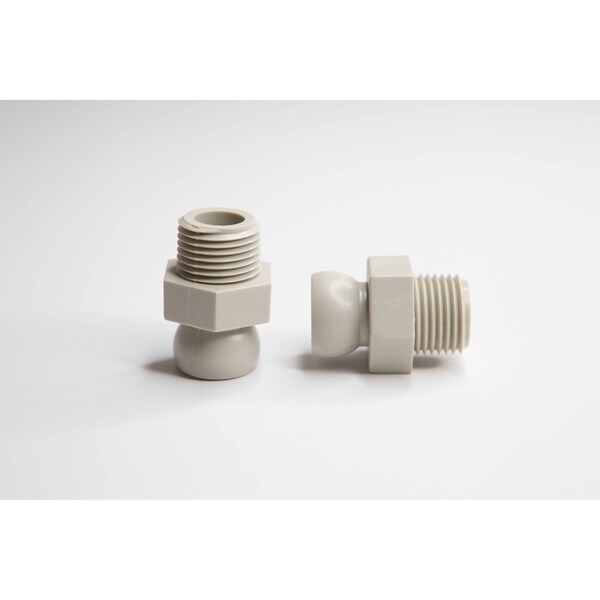 Cedarberg Snap-Loc Systems 1/2 System Male Hose to Male Pipe Thread Connector 1/2 NPT Bag of 50 - 8450-27