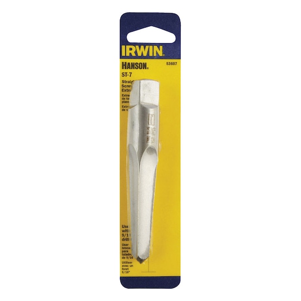 Irwin Irwin Hanson 9/16 in. X 9/16 in. D Carbon Steel Straight Screw Extractor 7 in. 1 pc - 53607