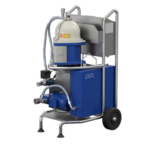 Alfa Laval Cleaning system for removal of water and particulate from mineral oil, 2.2 GPM - EMMIE 2 WITH HEATER