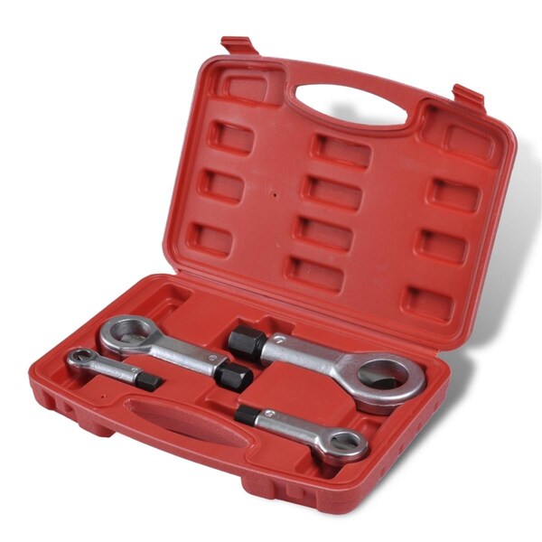 Swivel 0.4-1.06 in. Nut Splitter Cracker Remover Extractor Tool Set - 4 Piece - SW2629189