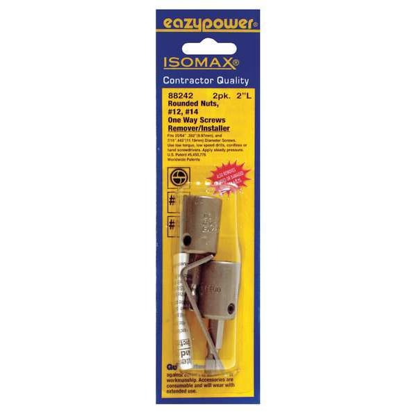 Eazypower One Way Screw Remover, No.12, No.14, PK2 - 88242