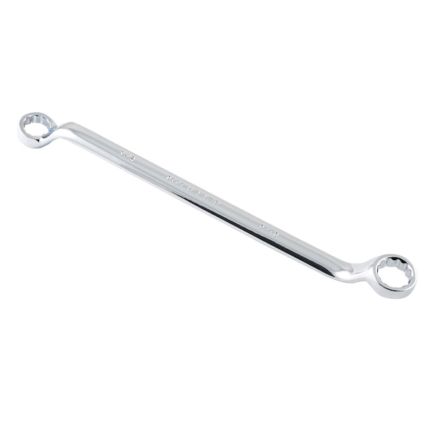 Llaves de trinquete de extremo cuadrado Urrea de 12 puntas, totalmente pulidas, ángulo de 45°, tamaño de apertura de 1/2" x 9/16" - 8181.