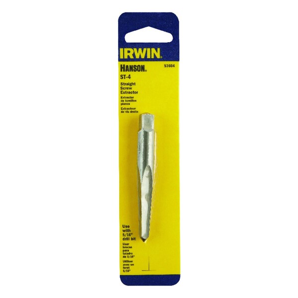 Irwin Irwin Hanson 5/16 in. X 5/16 in. D Carbon Steel Straight Screw Extractor 6 in. 1 pc - 53604