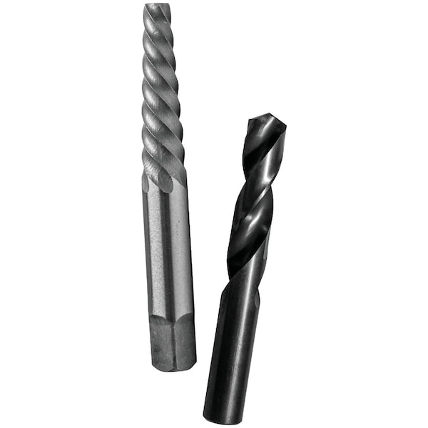 Century Drill Tool Century Drill & Tool #6 Spiral Flute Screw Extractor & Drill Bit Combo - 73506