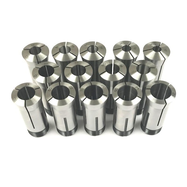 Hhip 14 Piece 5C 12-25mm By 1mm Collet Set - 3903-0014