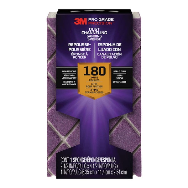 Esponja de Lijado para Polvo 3M Pro 180G - 2503TRI-180-CH