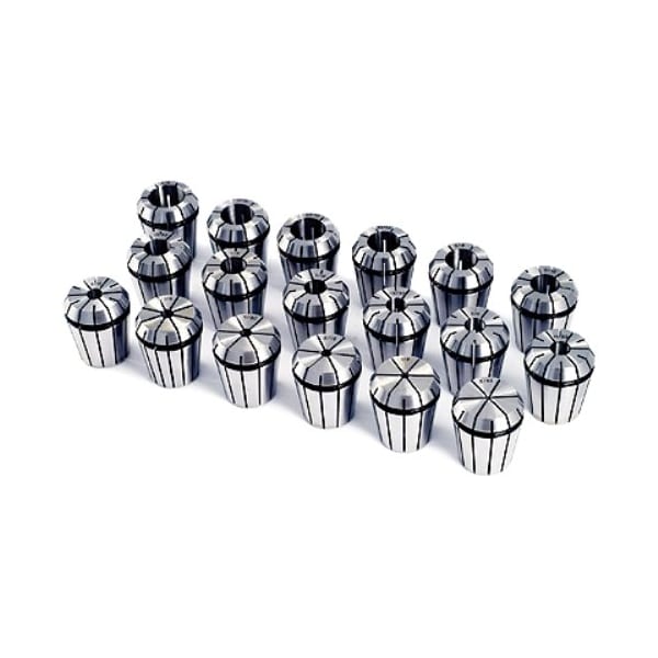 Hhip 3/32 To 3/4" ER32 18 Piece Spring Collet Set - 3900-5267