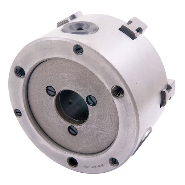 H & H Industrial Products 8" 6-Jaw Self-Centering Plain Back Lathe Chuck - 3900-4558
