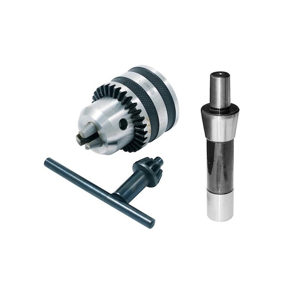 Hhip 1/2" JT33 Drill Chuck with R8 Arbor - 9999-0015