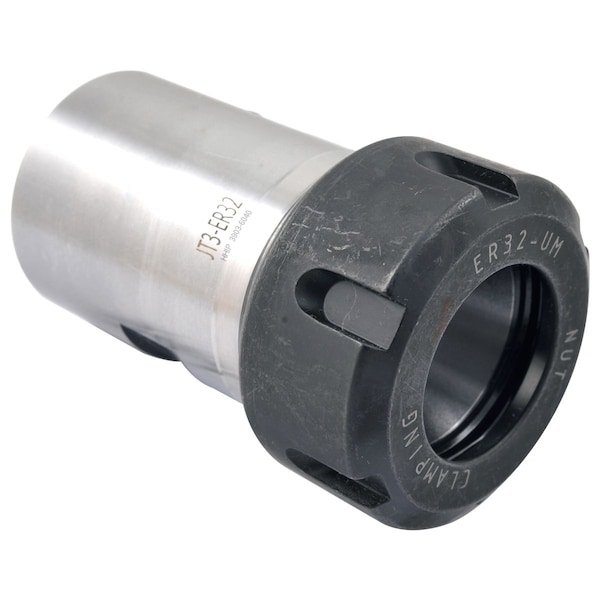 H & H Industrial Products ER32 Collet & Drill Chuck With JT3 Sleeve - 3903-6040
