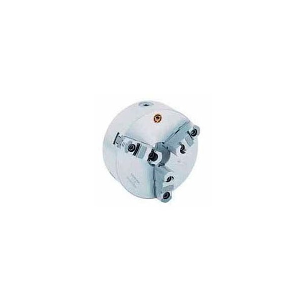 Bison Usa Bison 3-Jaw (2 Piece) Scroll Chuck Semi-Steel Body, Plain Back, 6" - 7-800-0600