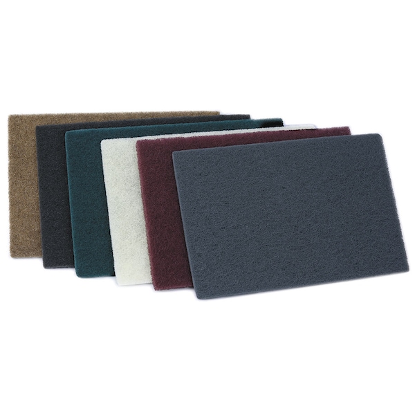 Almohadilla para mano de 6 x 9 pulgadas de óxido de aluminio verde muy fino - 11197