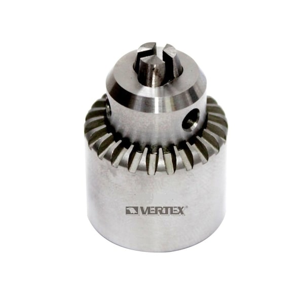Hhip 1/64-3/8" JT2 Stainless Steel Drill Chuck With Key - 3700-0309