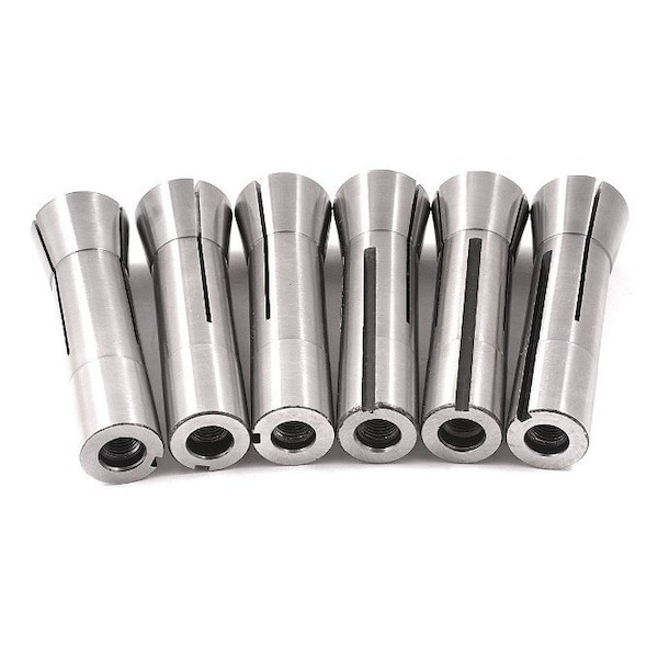 Hhip 1/8-3/4" By 8ths 6 Piece R8 Collet Set - 3900-0006