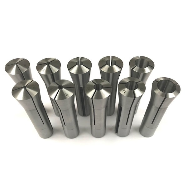 Hhip 10 Piece R8 3-20mm Round Collet Set - 3903-0006