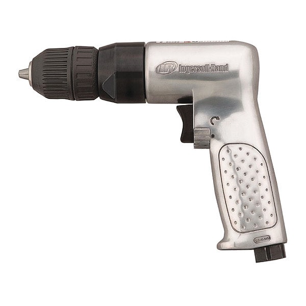 Ingersoll-Rand Reversible Air Drill, 3/8" Keyless Chuck, ATEX, 2000 RPM - 7802RAKCEX