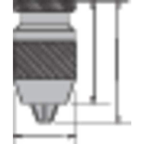 Albrecht Keyless Drill Chuck 5/8" Cap., J6 Mount Size, Steel - 70120