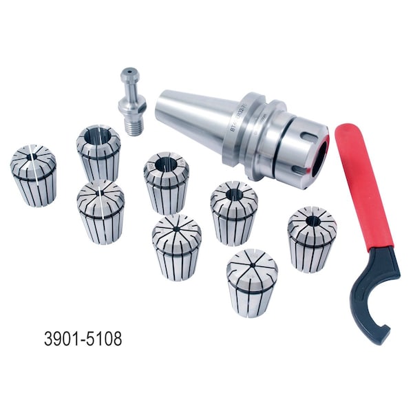 Hhip BT-40 ER-32 10 Piece Collet & Chuck Set - 3901-5108