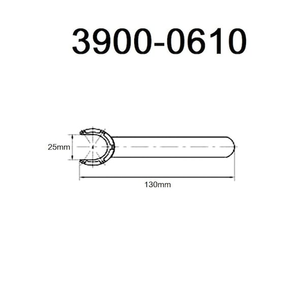 Hhip 25mm ER-25 Castle Wrench For Mini ER Chuck Nut - 3900-0610