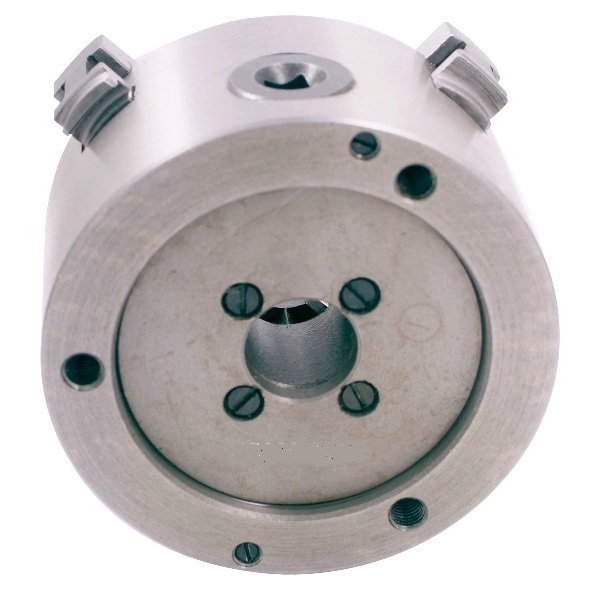 H & H Industrial Products 10" 4-Jaw Plain Back Self-Centering Lathe Chuck - 3900-0430