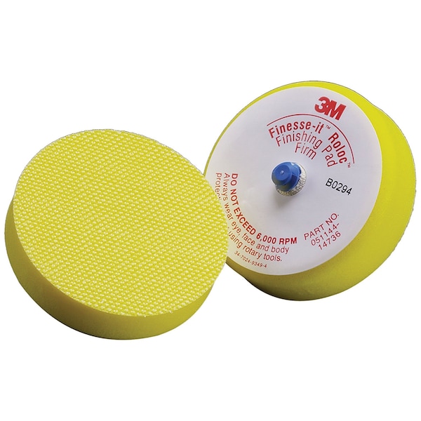 3M 14736U Finesse-it Roloc Finishing Disc Pad - 3" - 7000000573
