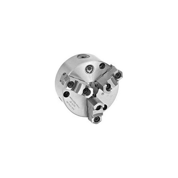 Bison Usa Bison 3-Jaw (2 Piece) Scroll Chuck Semi-Steel Body, Front Mount, 10" Plain Back - 7-812-1000